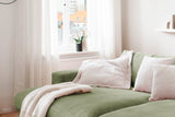 KAWOLA Big Sofa MADELINE Cord olivgrün