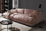 KAWOLA Big Sofa MADELINE Cord rosa