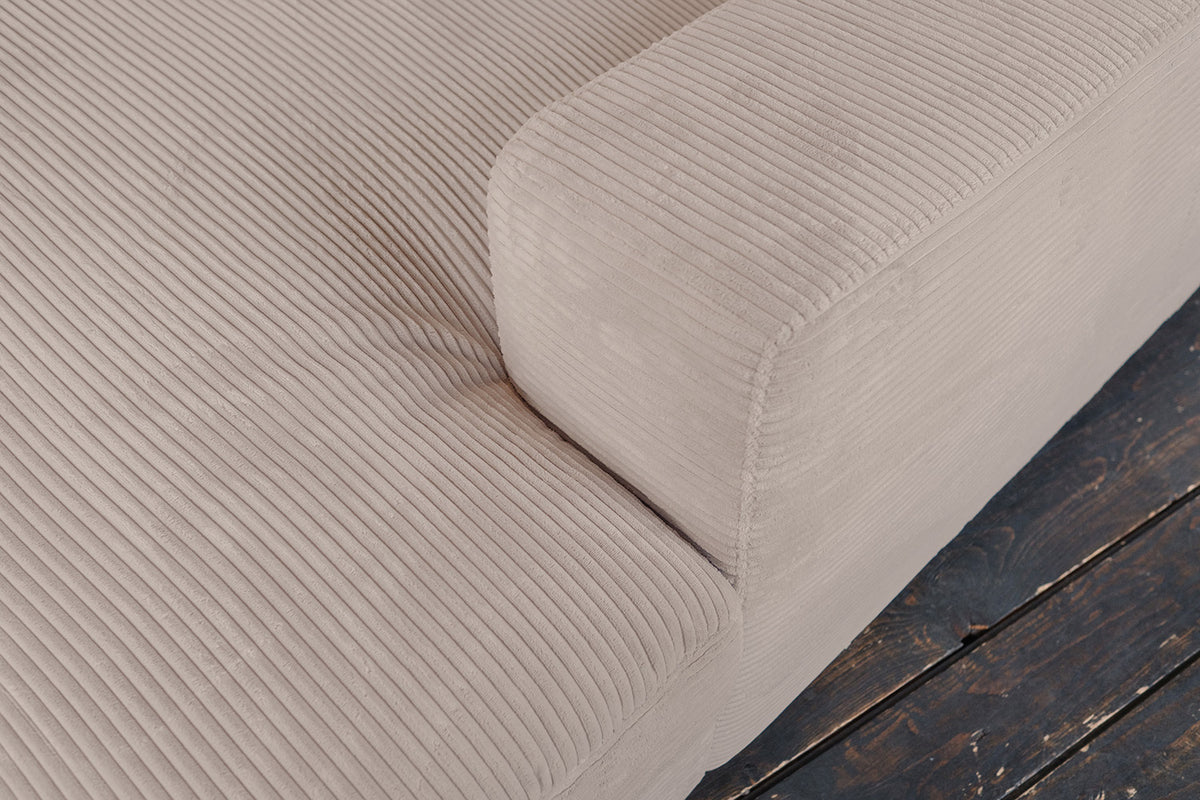 KAWOLA Big Sofa MADELINE Cord taupe