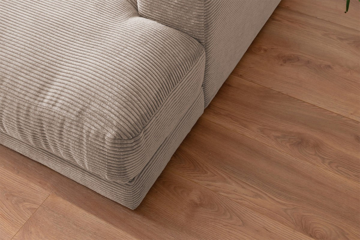 KAWOLA Big Sofa MADELINE Cord taupe