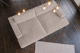 KAWOLA Big Sofa MADELINE Cord taupe