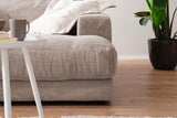 KAWOLA Big Sofa MADELINE Cord taupe