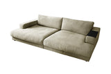KAWOLA Big Sofa MADELINE Stoff cremeweiß