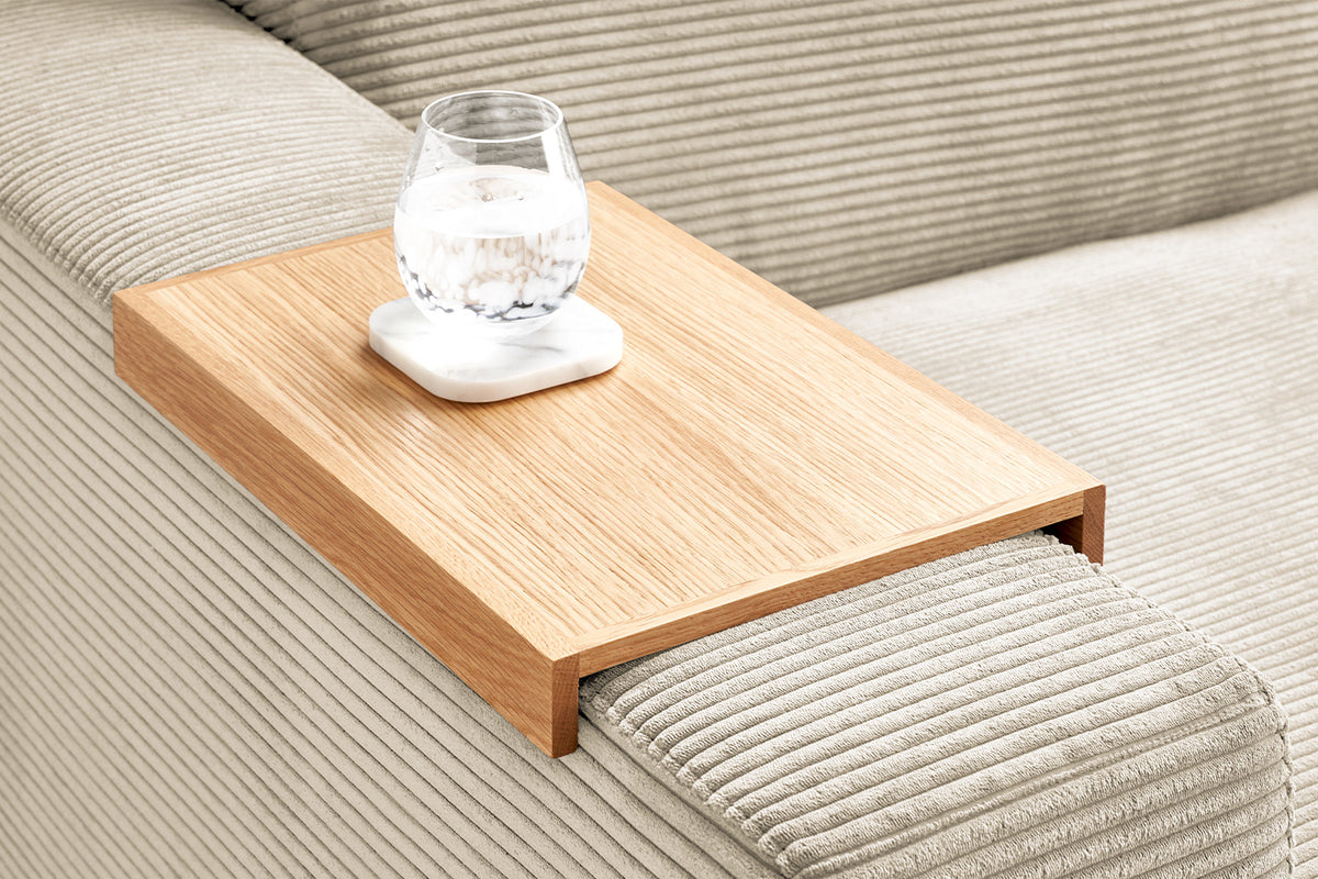 KAWOLA Big Sofa MADELINE Stoff cremeweiß