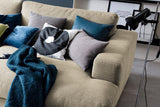 KAWOLA Big Sofa MADELINE Stoff cremeweiß