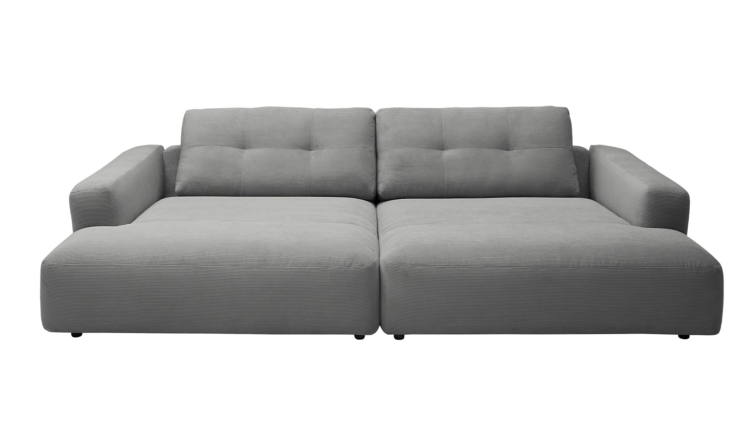 KAWOLA Big Sofa MIKA Feincord anthrazit