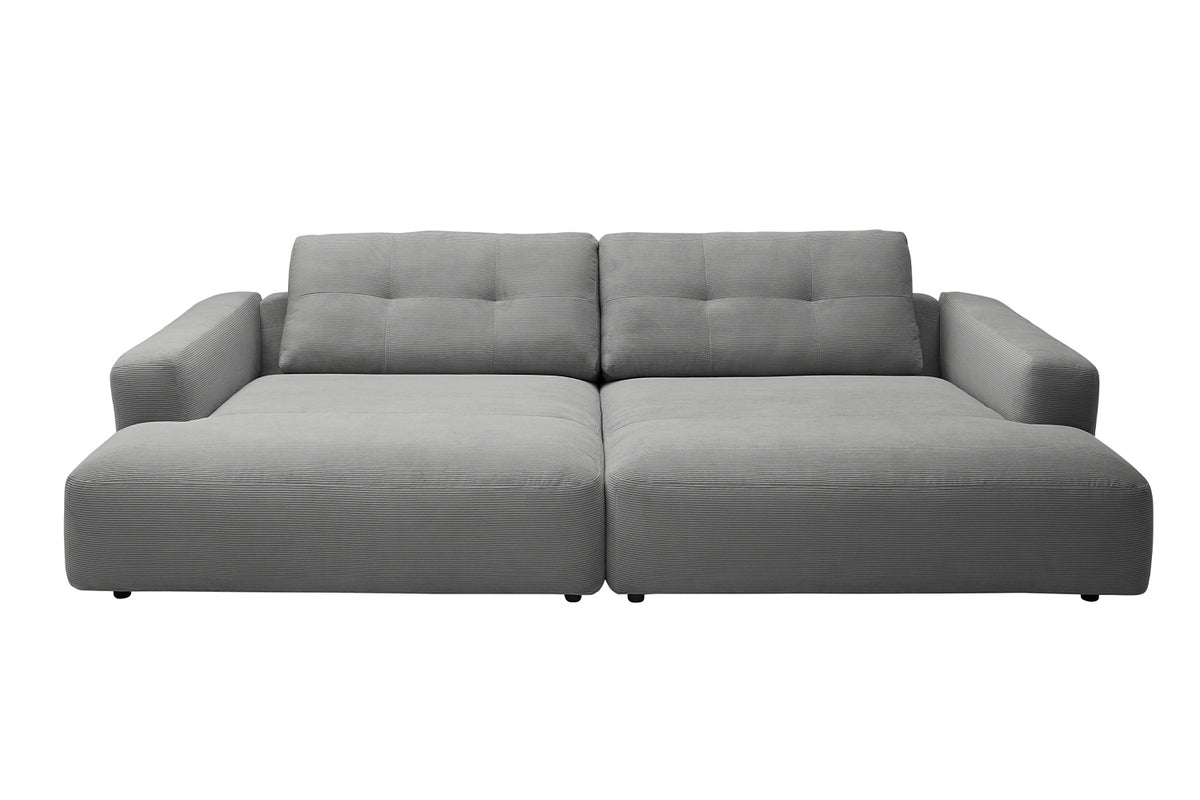 KAWOLA Big Sofa MIKA Feincord anthrazit