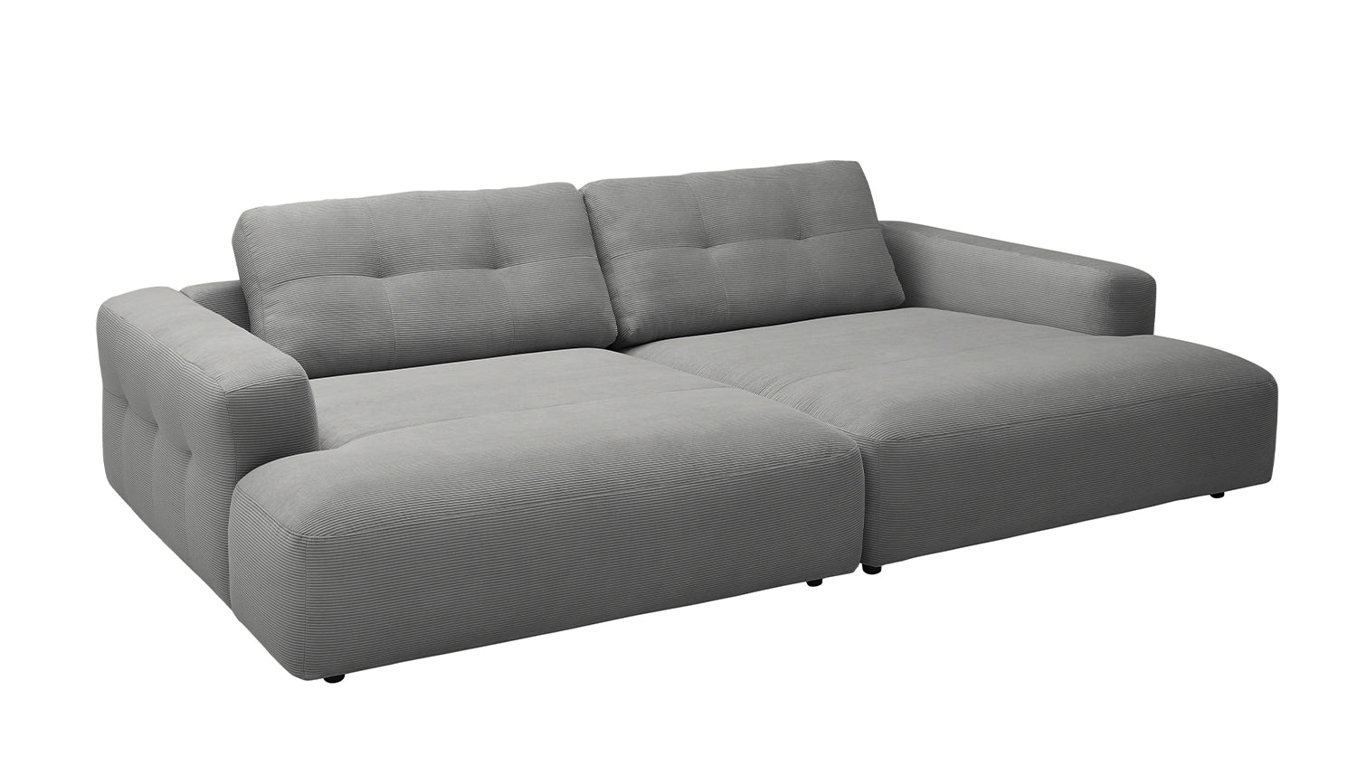 KAWOLA Big Sofa MIKA Feincord anthrazit
