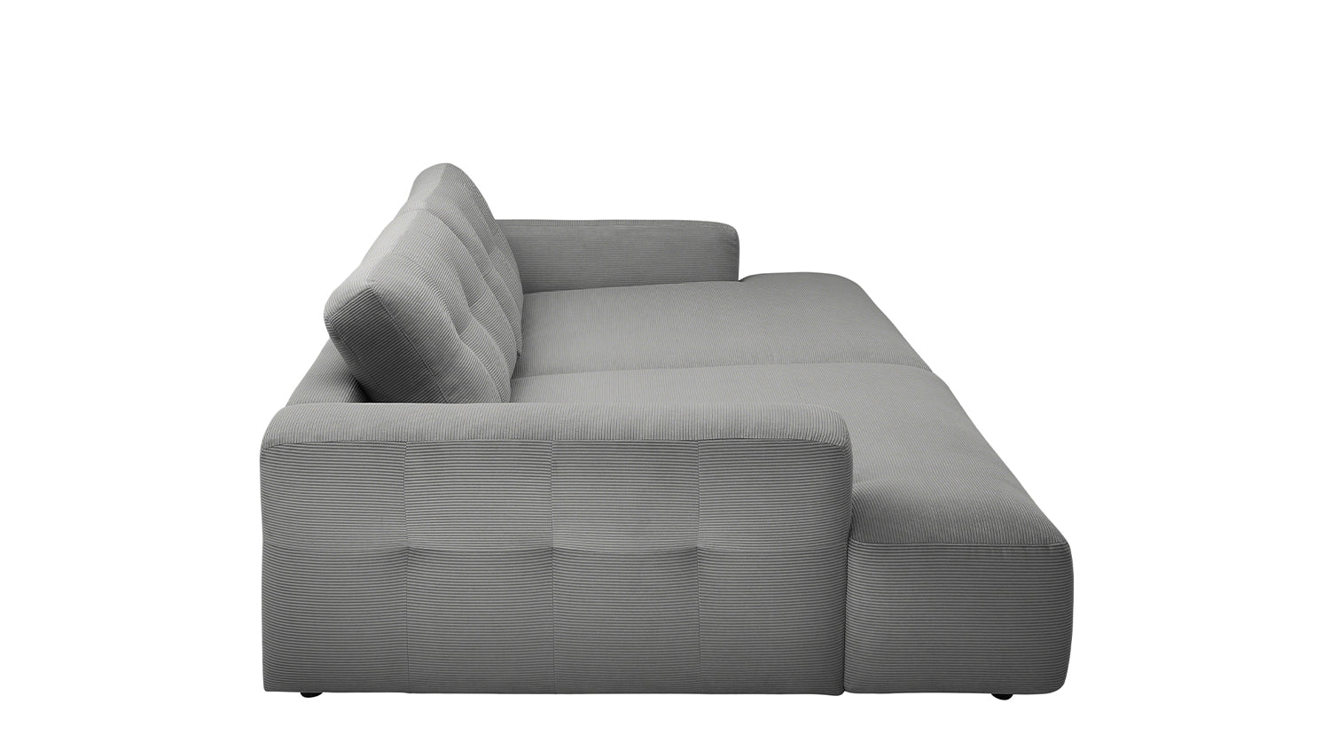 KAWOLA Big Sofa MIKA Feincord anthrazit