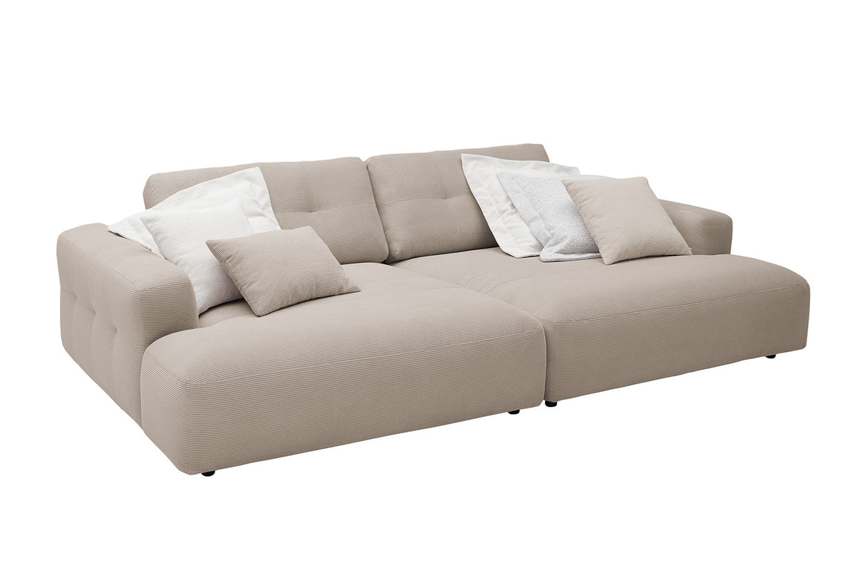 KAWOLA Big Sofa MIKA Feincord beige