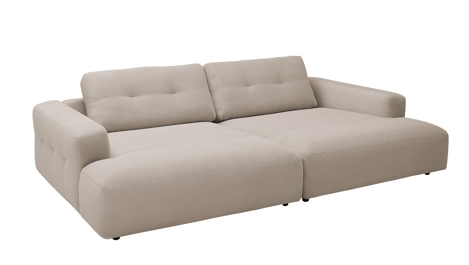 KAWOLA Big Sofa MIKA Feincord beige