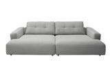 KAWOLA Big Sofa MIKA Feincord grau
