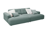 KAWOLA Big Sofa MIKA Feincord grün