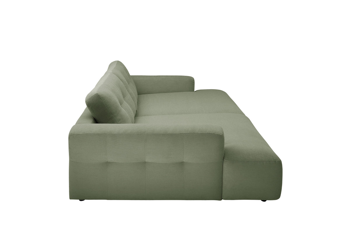 KAWOLA Big Sofa MIKA Feincord olivgrün