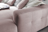 KAWOLA Big Sofa MIKA Feincord rosa