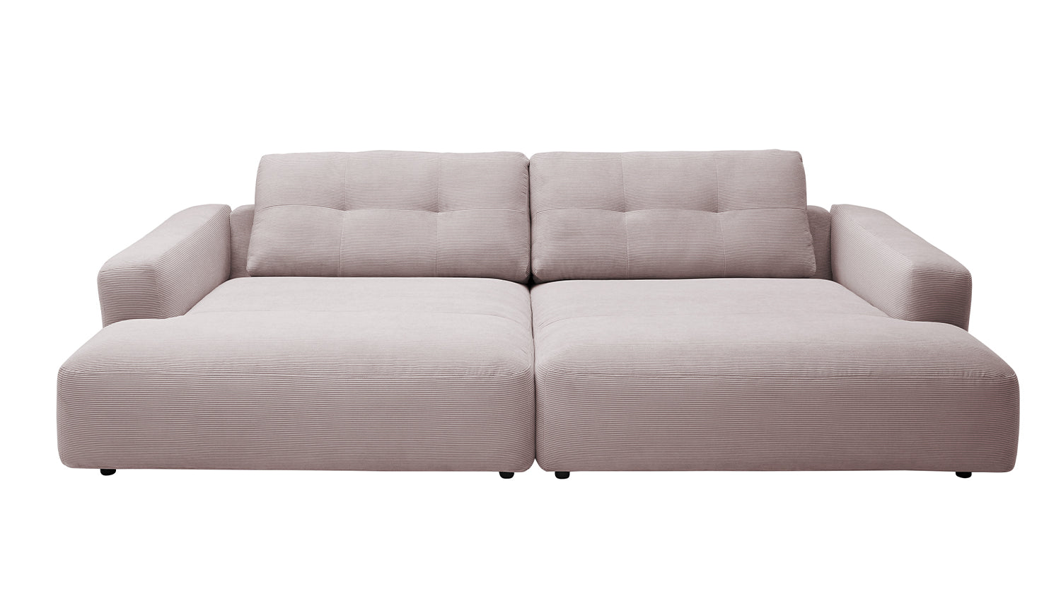 KAWOLA Big Sofa MIKA Feincord rosa
