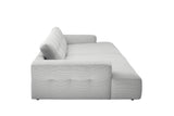 KAWOLA Big Sofa MIKA Feincord silber