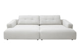 KAWOLA Big Sofa MIKA Feincord weiß
