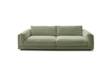 KAWOLA Big Sofa RAINA Cord olivgrün