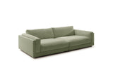 KAWOLA Big Sofa RAINA Cord olivgrün
