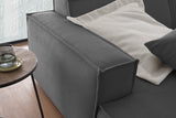 KAWOLA Big Sofa SAMU Feincord anthrazit