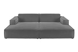 KAWOLA Big Sofa SAMU Feincord anthrazit