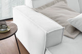 KAWOLA Big Sofa SAMU Feincord weiß