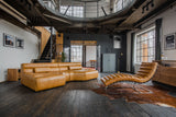 KAWOLA Big Sofa TARA Wohnlandschaft Leder cognac (B/H/T)