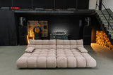 KAWOLA Big Sofa VIVIEN Feincord beige