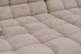KAWOLA Big Sofa VIVIEN Feincord beige