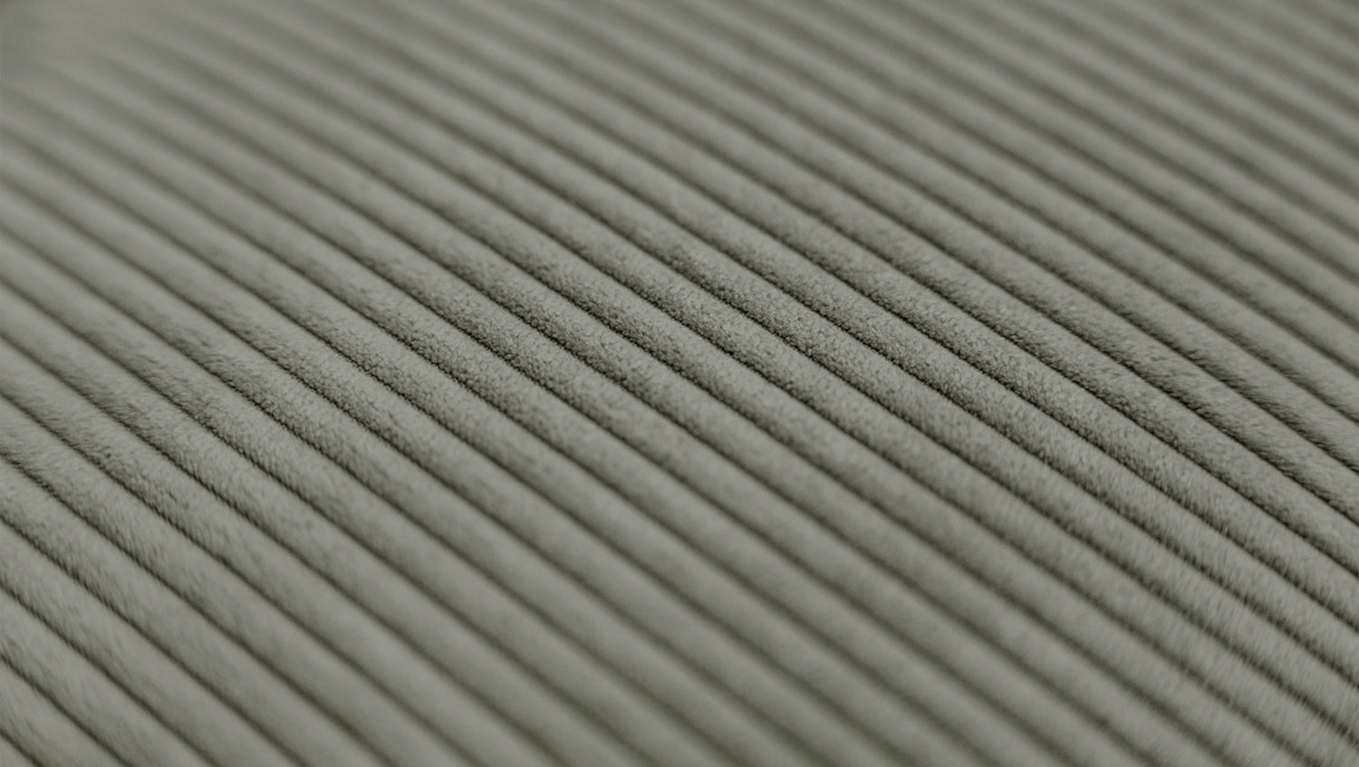 KAWOLA Big Sofa VIVIEN Feincord olivgrün