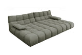 KAWOLA Big Sofa VIVIEN Feincord olivgrün