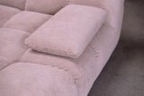 KAWOLA Big Sofa VIVIEN Feincord rosa