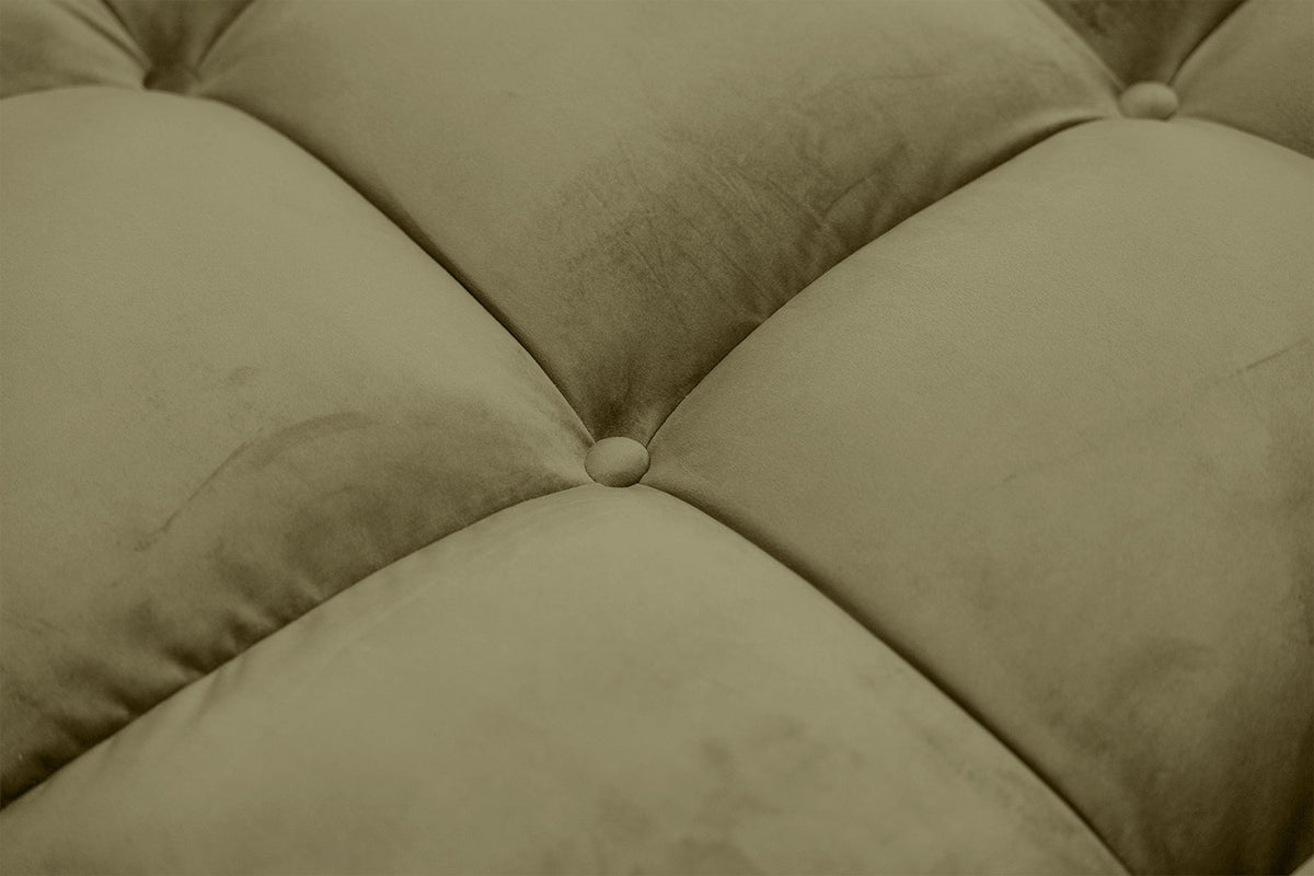 KAWOLA Big Sofa VIVIEN Velvet oliv