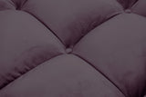KAWOLA Big Sofa VIVIEN Velvet purple