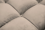 KAWOLA Big Sofa VIVIEN Velvet sand