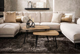 KAWOLA Couchtisch LAUCA Set 2-tlg. Metall bronze viereckig