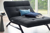 KAWOLA Doppelliege AMERIVA Relaxliege Maxi Velvet schwarz