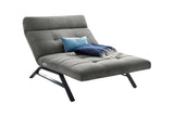KAWOLA Doppelliege AMERIVA Relaxliege Maxi Velvet silber
