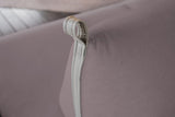 KAWOLA Ecksofa CANE Schlafsofa Daybed Stoff lila