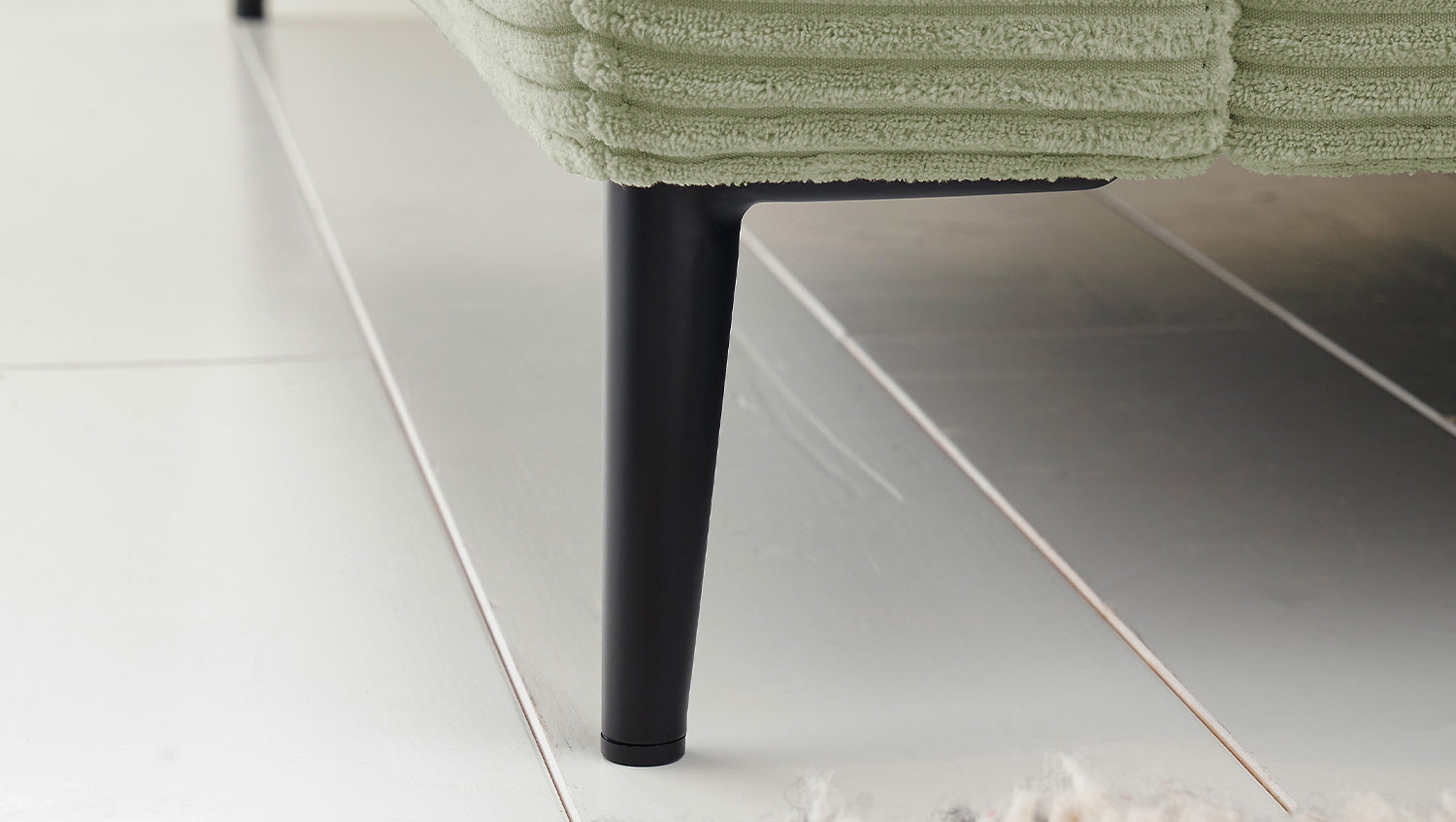 KAWOLA Ecksofa CARA Sofa Cord olivgrün