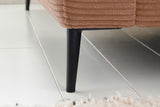 KAWOLA Ecksofa CARA Sofa Cord rost
