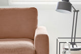 KAWOLA Ecksofa CARA Sofa Cord rost