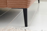 KAWOLA Ecksofa CARA Sofa Cord rost