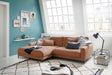 KAWOLA Ecksofa CARA Sofa Cord rost, Links