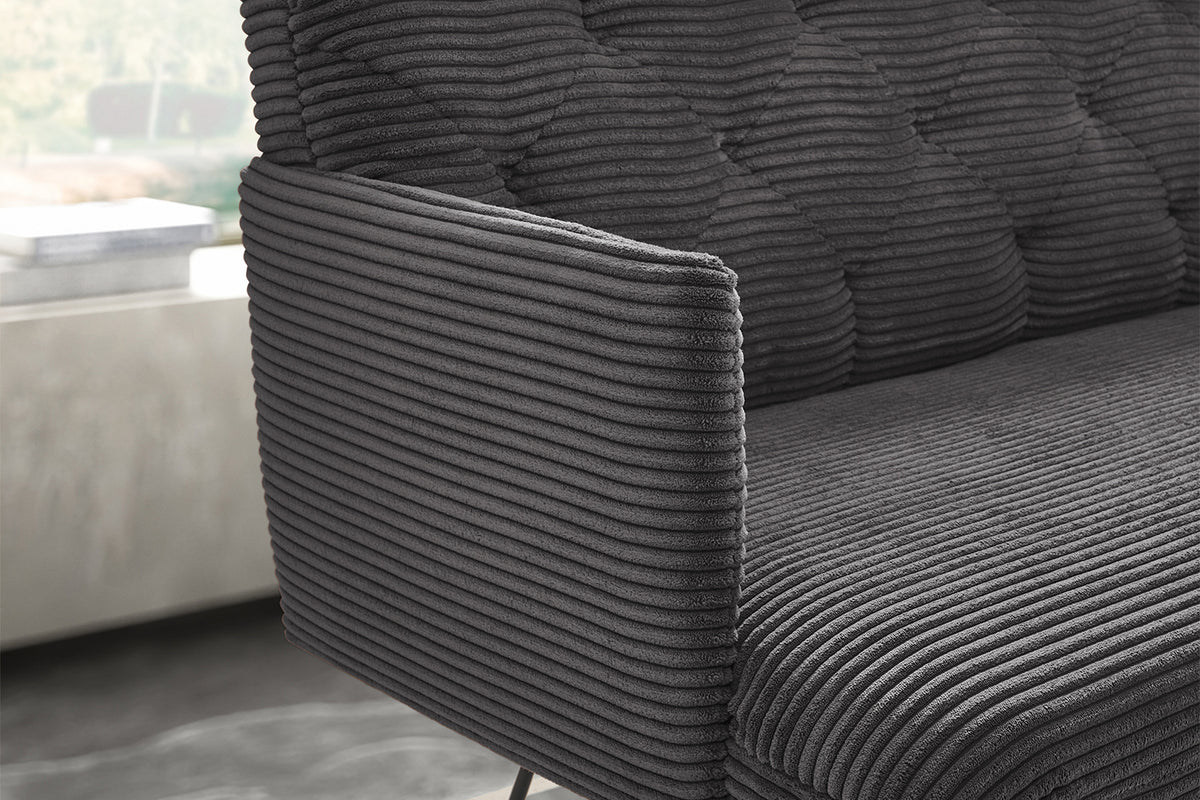 KAWOLA Esszimmerbank CHARME Cord grau