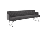 KAWOLA Esszimmerbank CHARME Cord grau