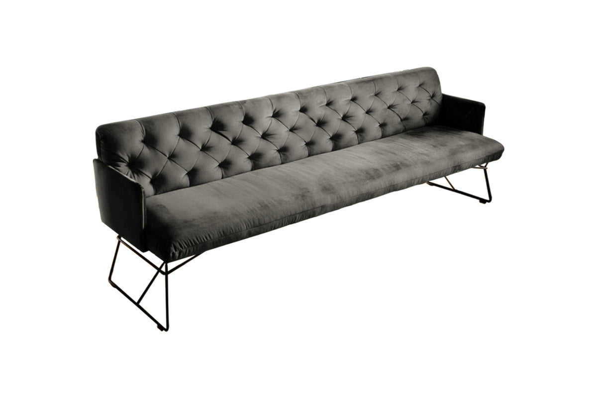 KAWOLA Esszimmerbank CHARME Velvet stone
