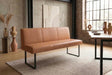 KAWOLA Esszimmerbank ELEEN Leder cognac, 2-Sitzer, 123 x 69
