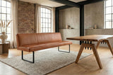 KAWOLA Esszimmerbank ELEEN Leder cognac